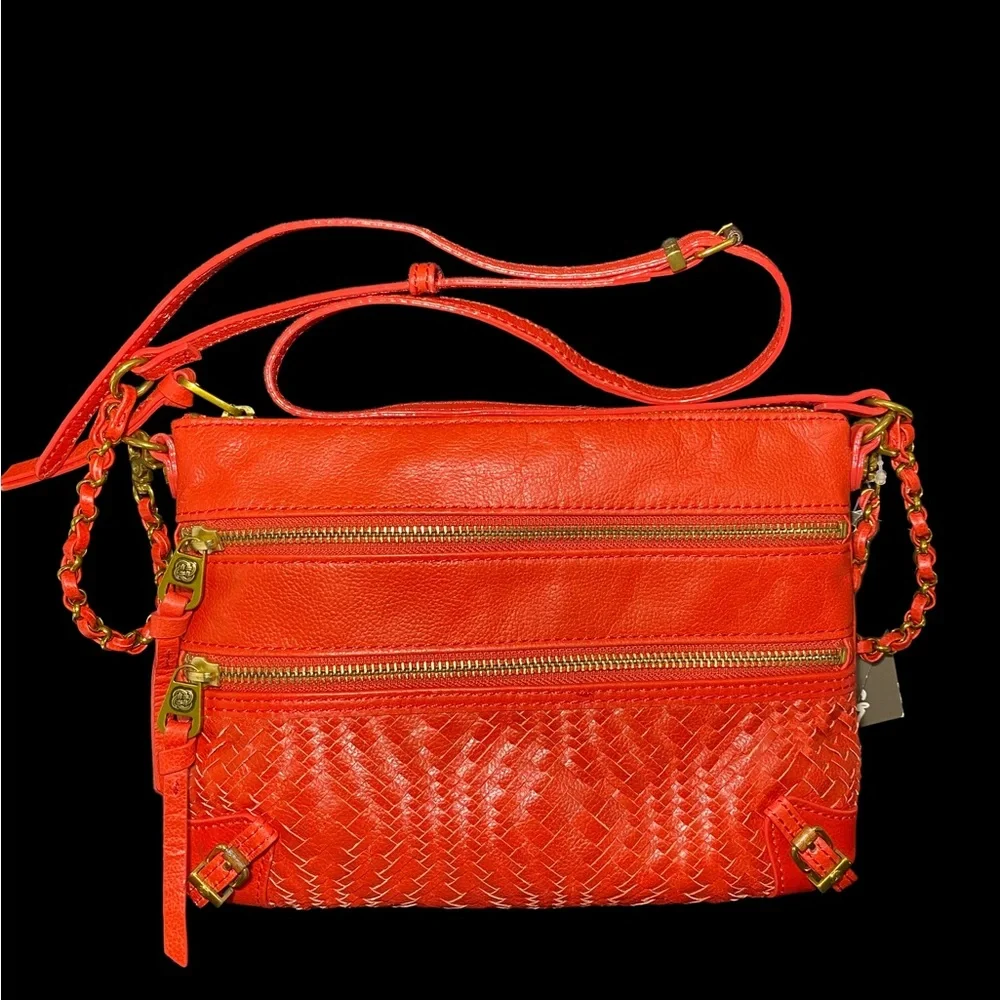 Elliott Lucca “Bali 89” Woven‎ Leather Cros…